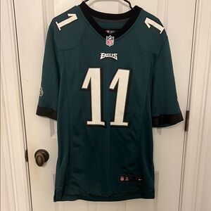NFL White and Green Philadelphia Eagles Jersey